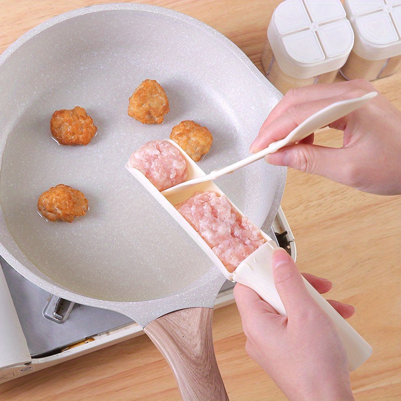 Stainless Steel Meatball Making Tool Meat Scoop Fish Spoon - Temu