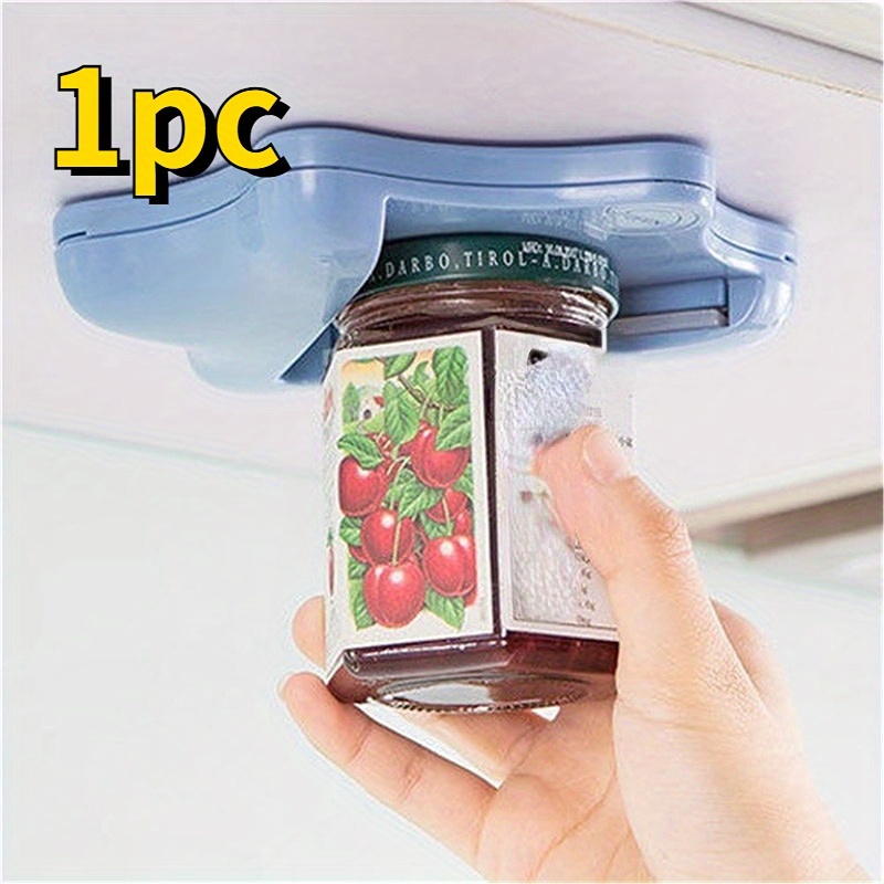 Jar Opener Kitchen Gadget, Ideal for Weak Hands or Seniors with Arthritis,  Easy to Use, Handheld or Mountable, Opens Lids and Bottle Caps, Includes