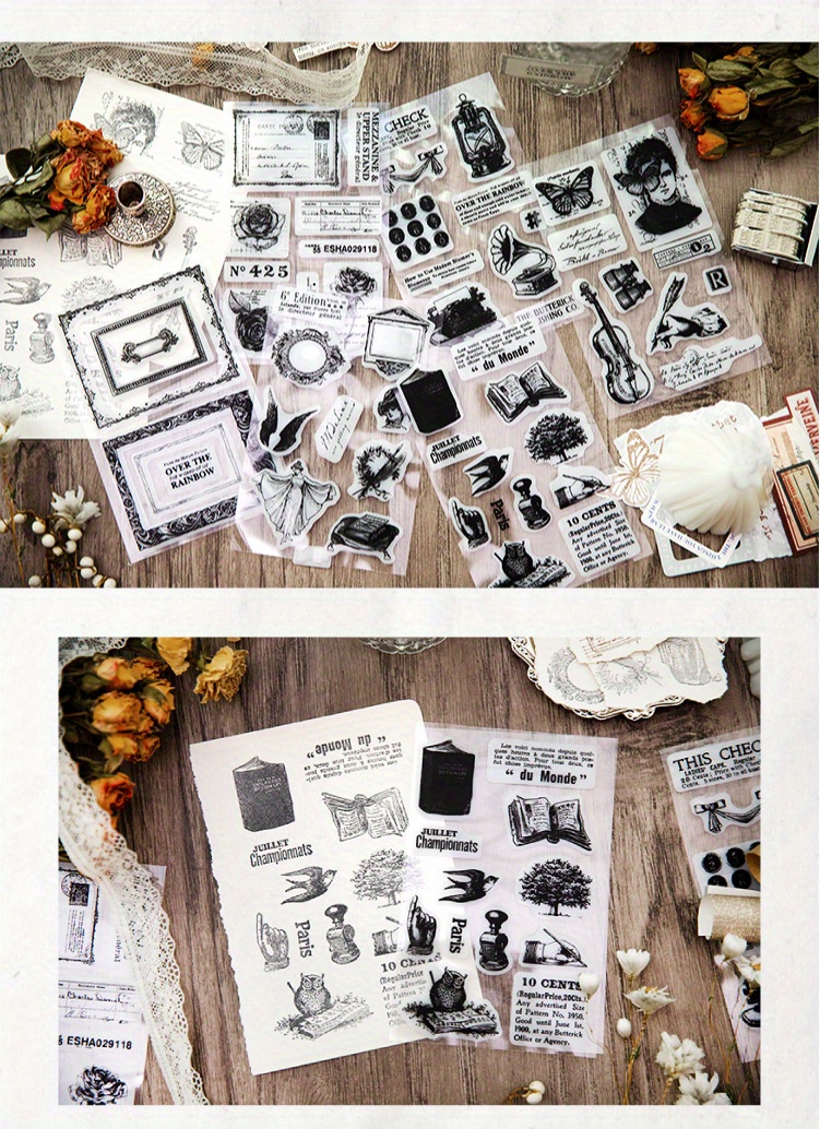 Transparent Stamp Clear Silicone Stamps For Cards Making Diy - Temu