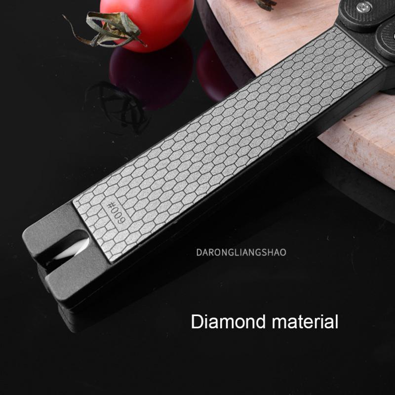 Diamond Sharpener Portable Double Side Whestone for Pocket Folding