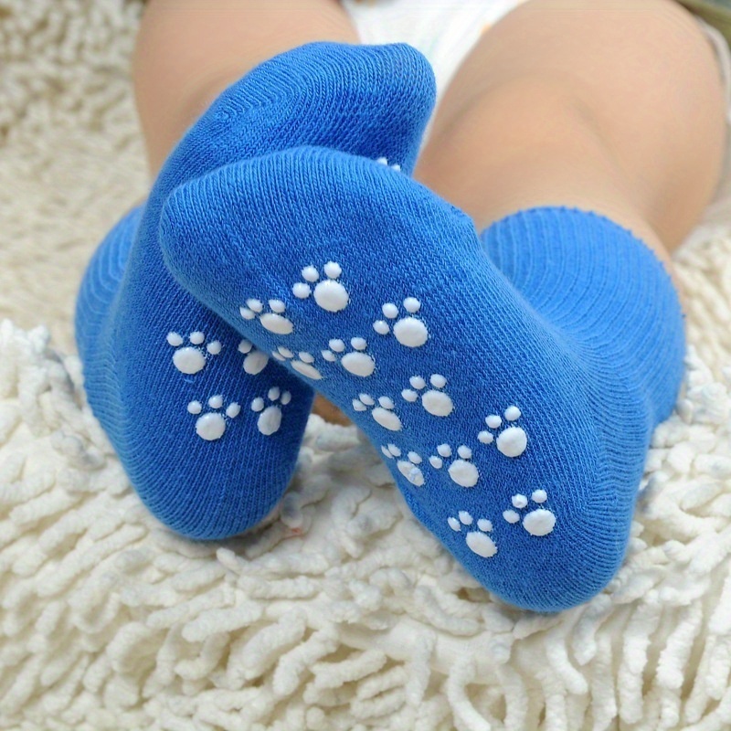 Baby Toddlers Cotton Non slip Dot Glue Ankle Socks Spring - Temu