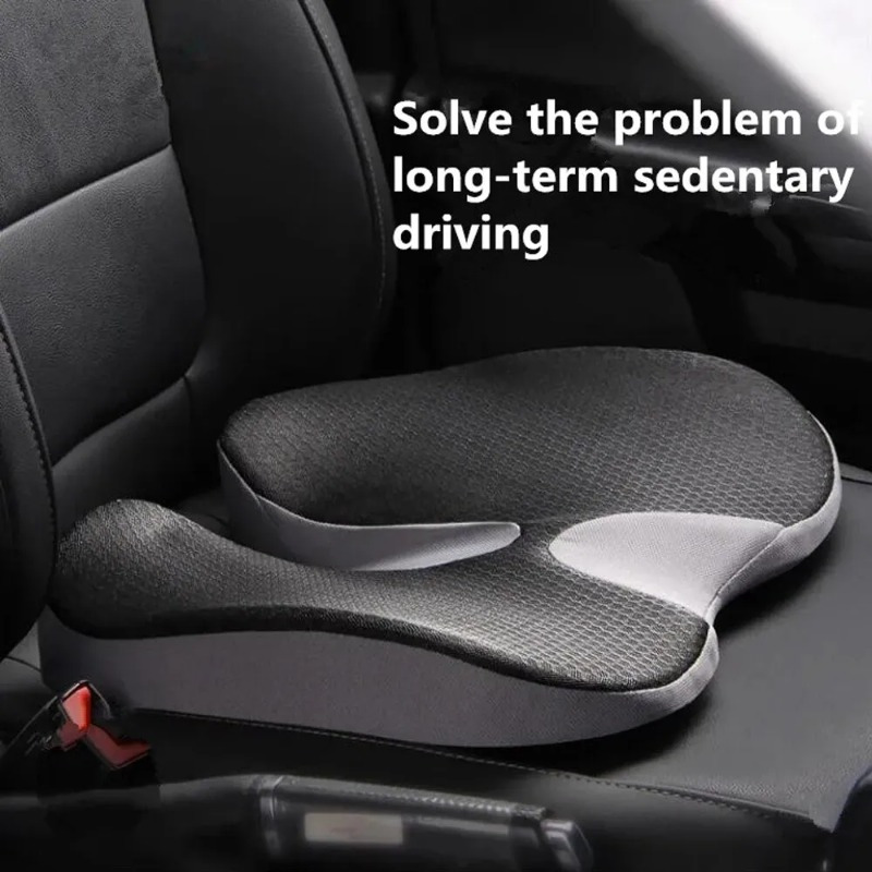 SEAMETAL Cushion Non-Slip Orthopedic Memory Foam Coccyx Cushion for Tailbone  Sciatica back Pain relief Comfort Office Chair Car Seat
