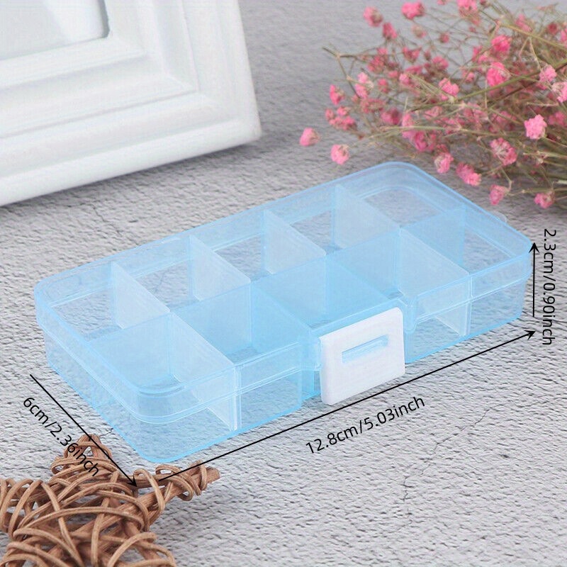 1PC Plastic Tool Screws IC Storage Box Craft Organizer Small Part Container  Case 