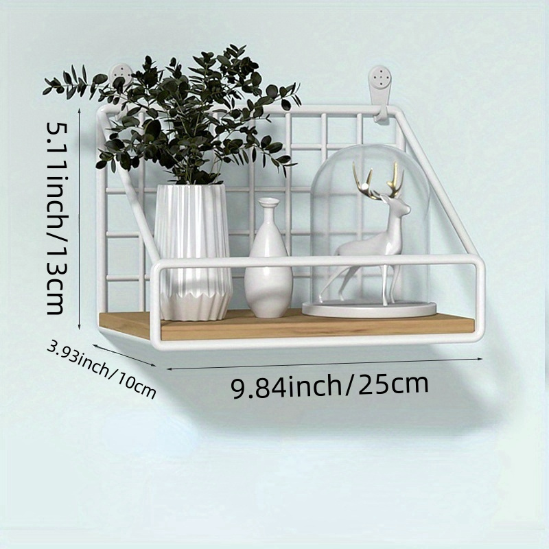 Wall Mounted Bathroom Shelves Punch free Storage Rack Shower - Temu