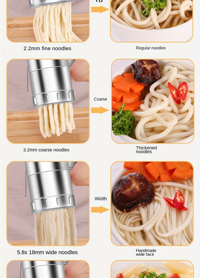 Manual Noodle Press Machine Handmade Noodles Noodle Machine - Temu