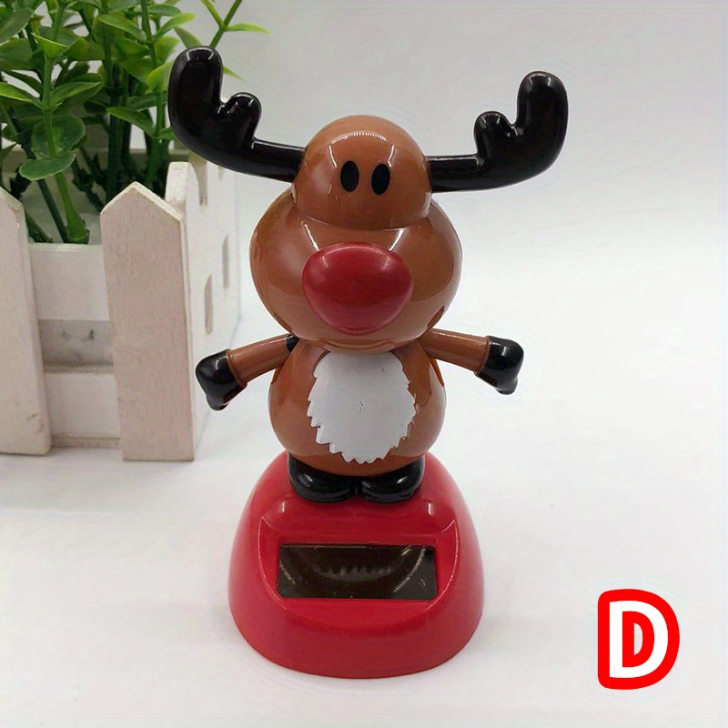 1 Stück Weihnachts-Auto-Ornament, Solar-Wackelkopf-Puppen-Ornament,  Weihnachtsmodell-Ornament-Geschenk, Kreative Auto-Innenausstattung, Auto-Puppen-Ornament,  Auto-Zubehör - Temu Austria
