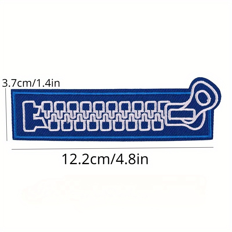 Iron On Patches For Clothes Embroidered Sew Zips Patterns - Temu