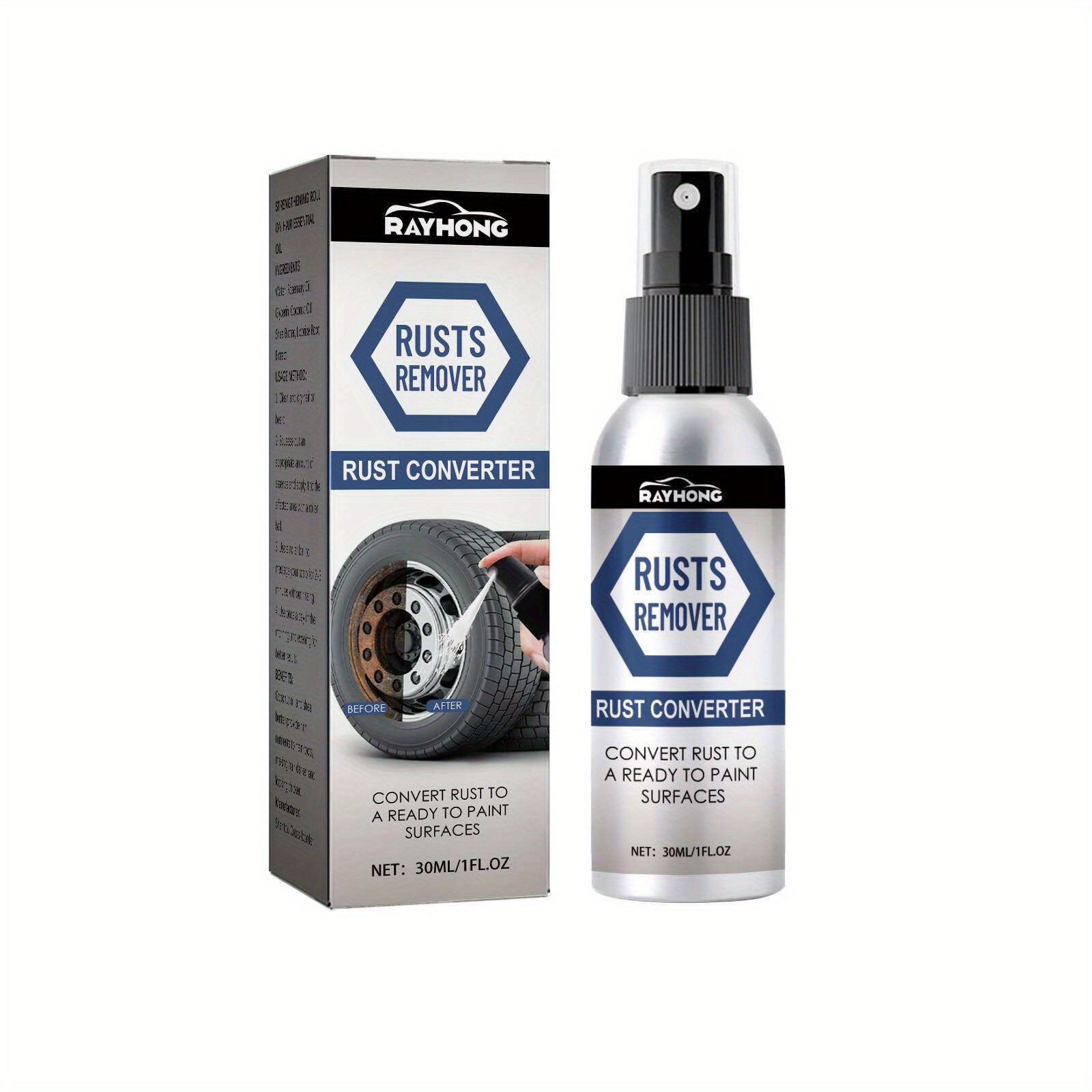 Rust Converter Spray: Automotive Wheel Hub Tire Steel Rim - Temu