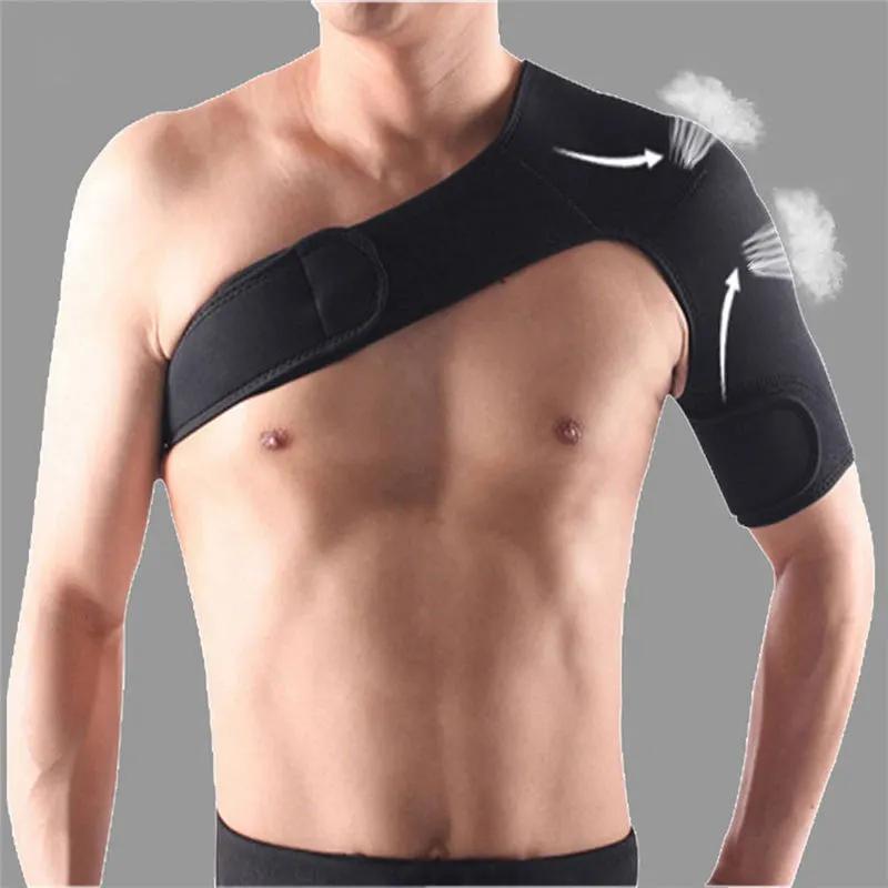 Adjustable Compression Shoulder Pads & Weightlifting Strap