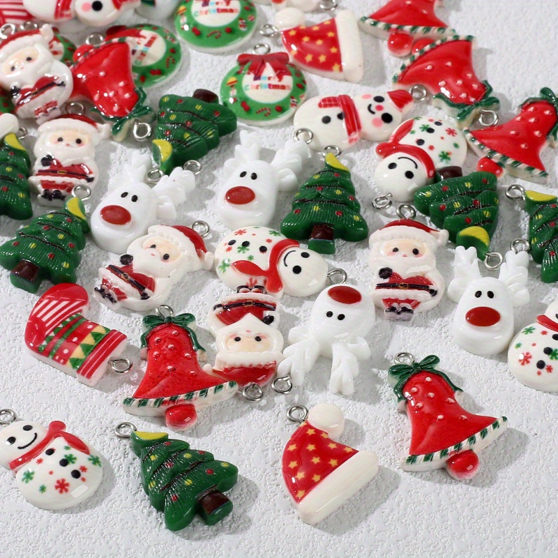 Cute Christmas Snowman Decoration Beads Combination Set For - Temu
