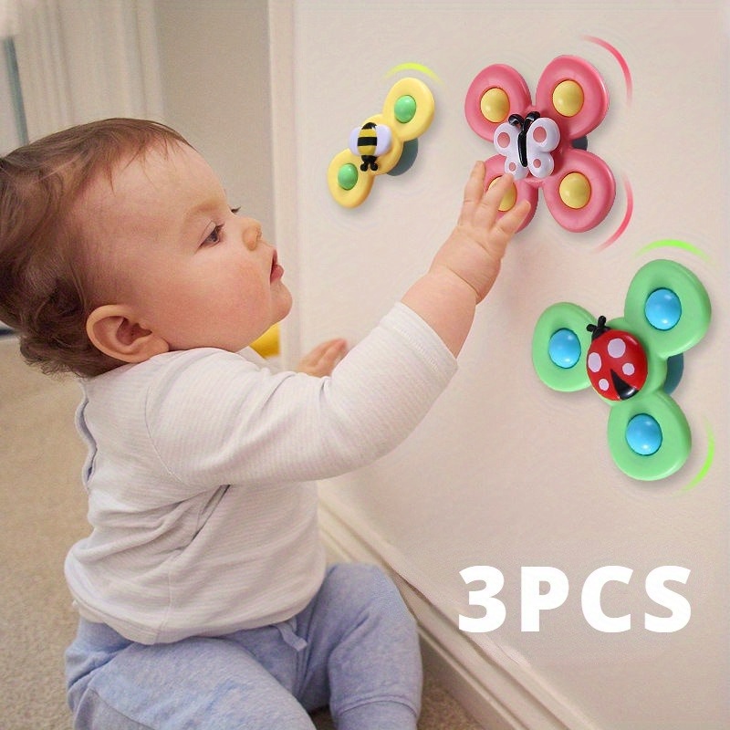 Suction Cup Spinner Toys Bath Toys Window Toys For - Temu