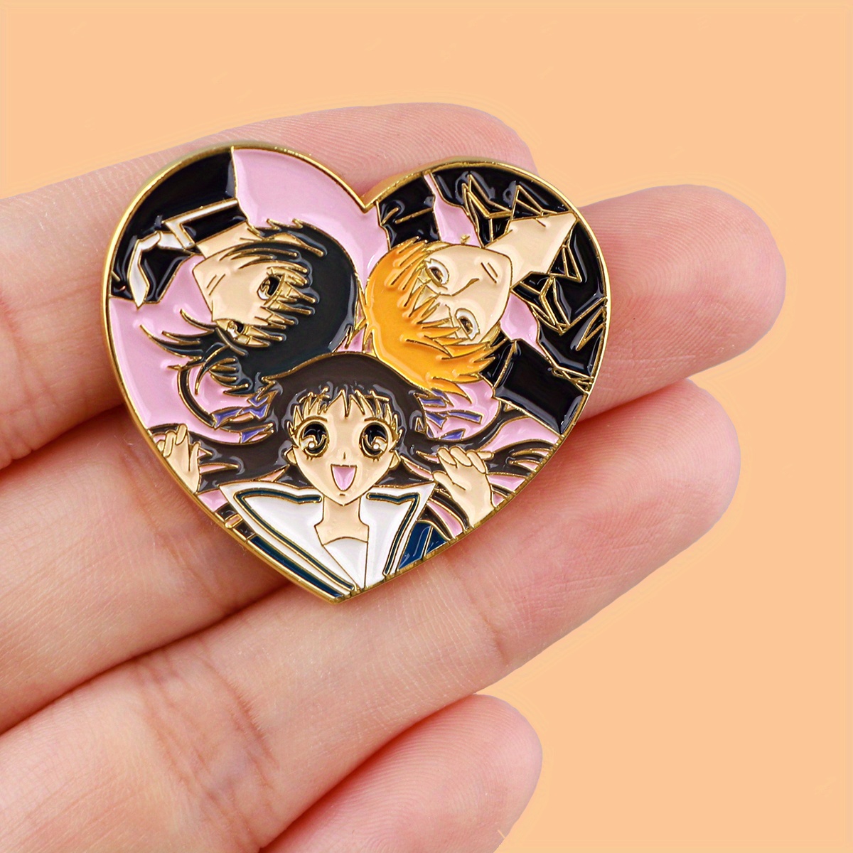 Cool Mantra Anime Brooch For Men - Stylish Accessory For Jackets