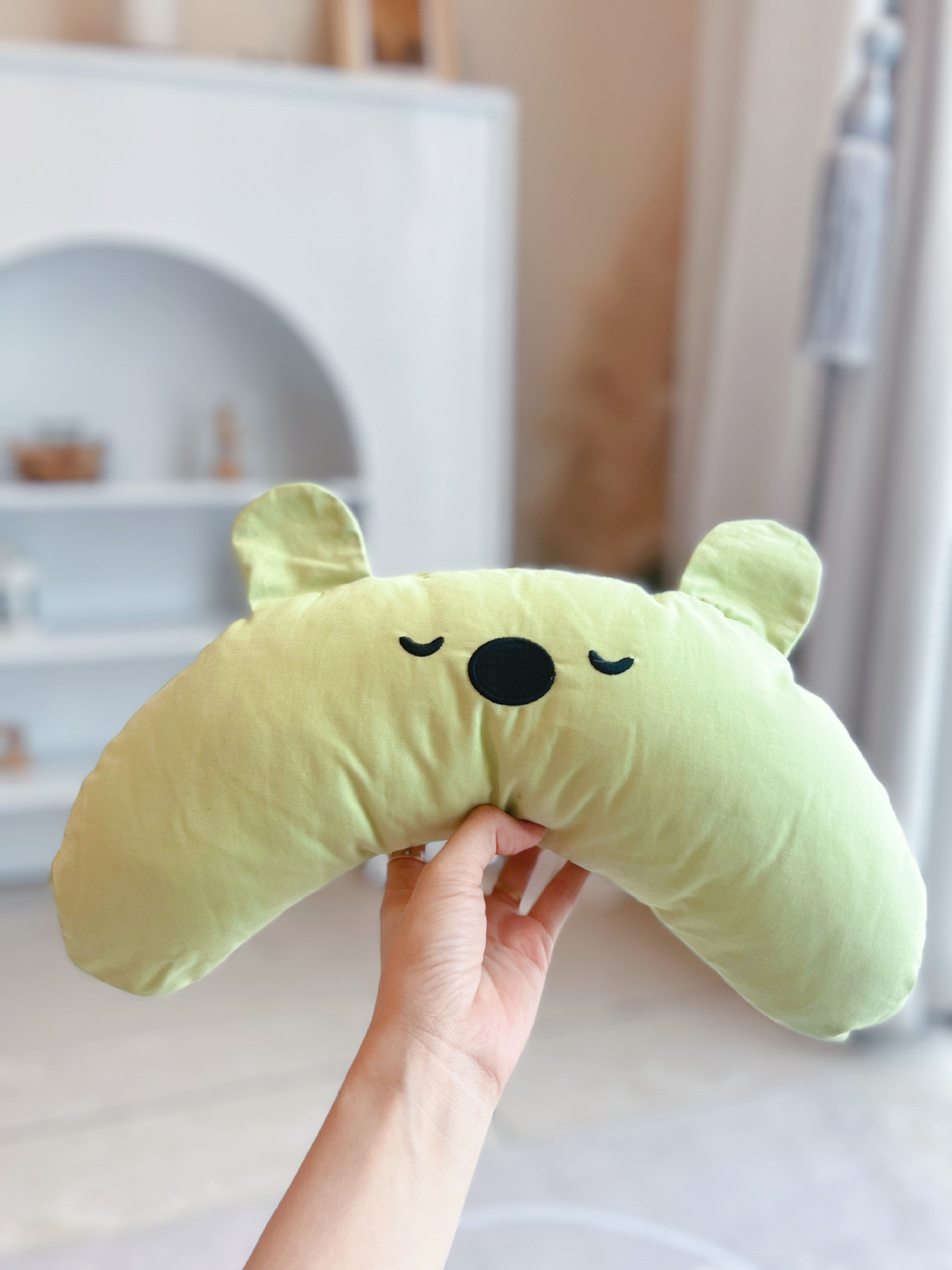 Cute Travel Pillow with Sleep Mask TEDDY BEAR