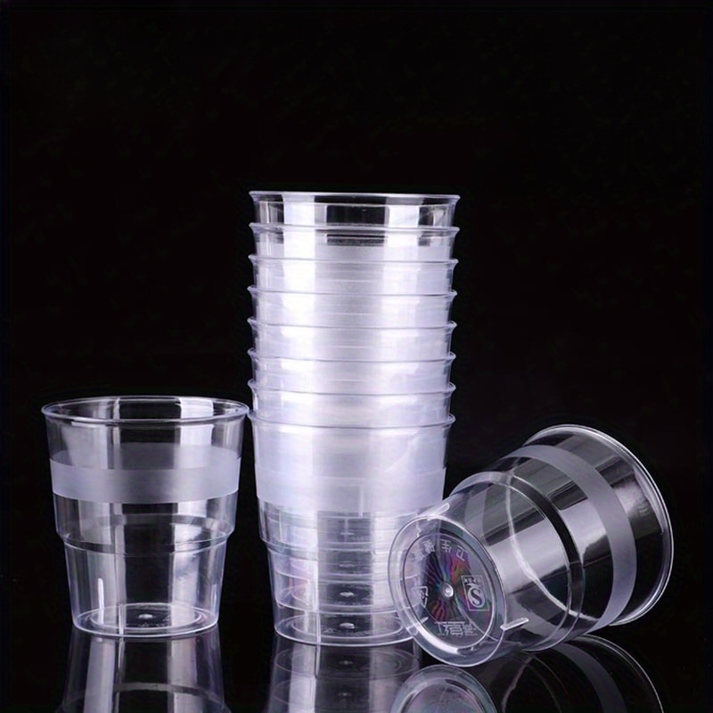 10Pcs 10oz/300ML Disposable Cups Phnom Penh Cup Party Wedding Hard Plastic  Water Cups Drink Beer Wine Glasses Dessert Cups - AliExpress