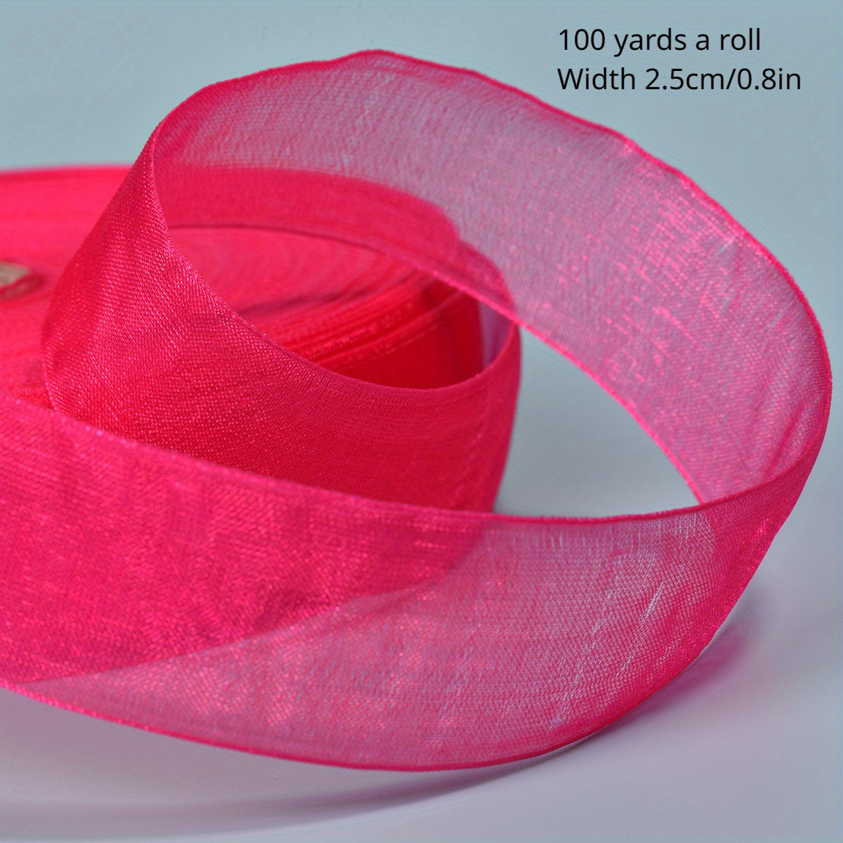 Hot Pink Tulle Ribbon