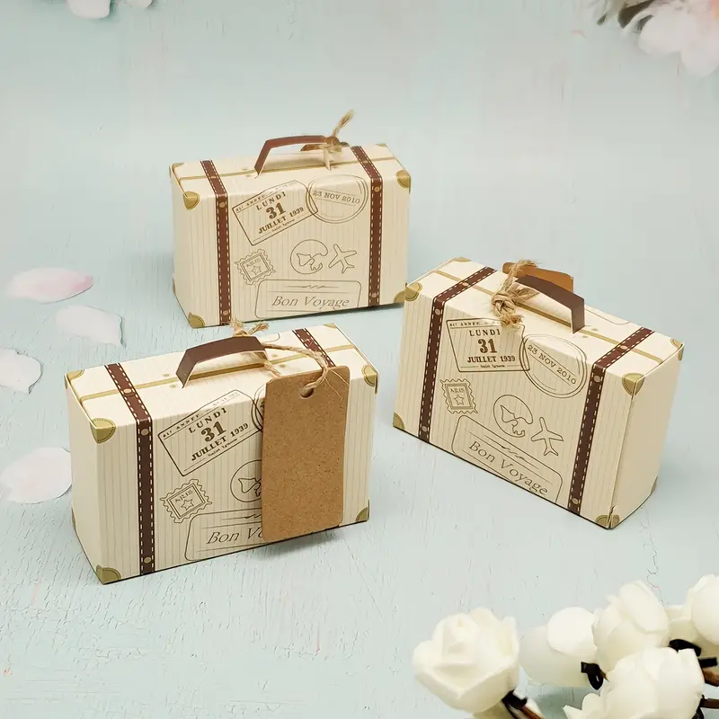 Mini Suitcase Favor Box Gift Boxes Small Sweets Candy Box, Aesthetic Room  Decor, Home Decor, Kitchen Accessories, Bathroom Decor, Bedroom Decor - Temu