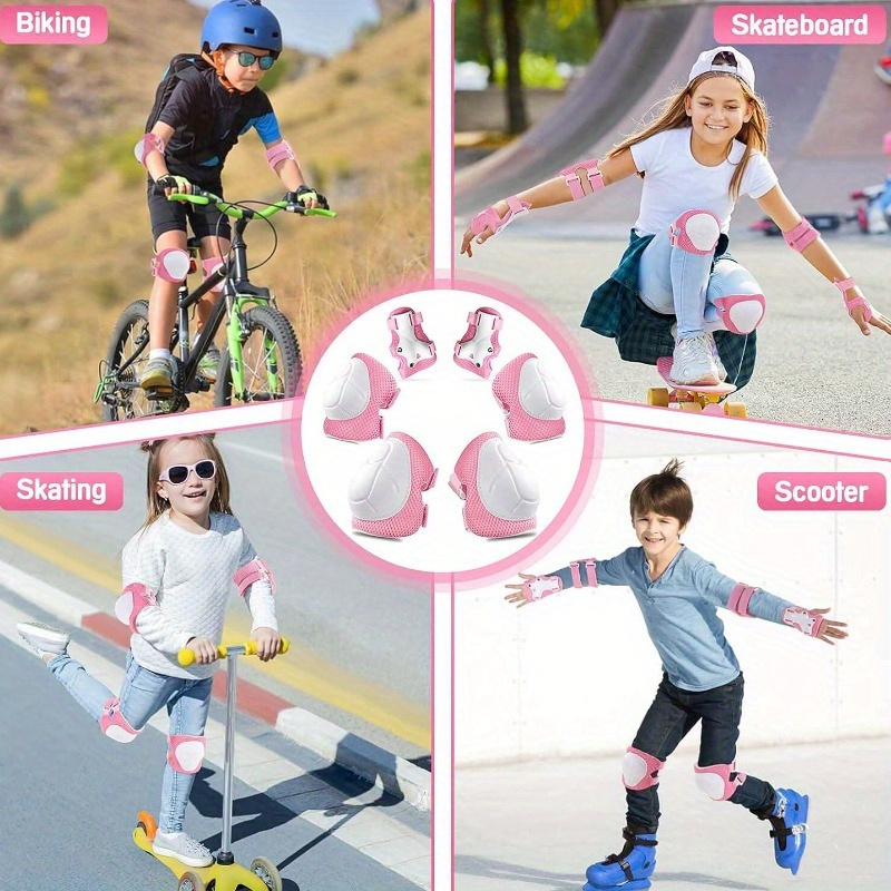 Genouillères pour enfants Coudières Gardes pour patinage Vélo Vélo Roller  trottinette, Équipement de protection pour enfants pour 3-8 ans Garçons et  filles