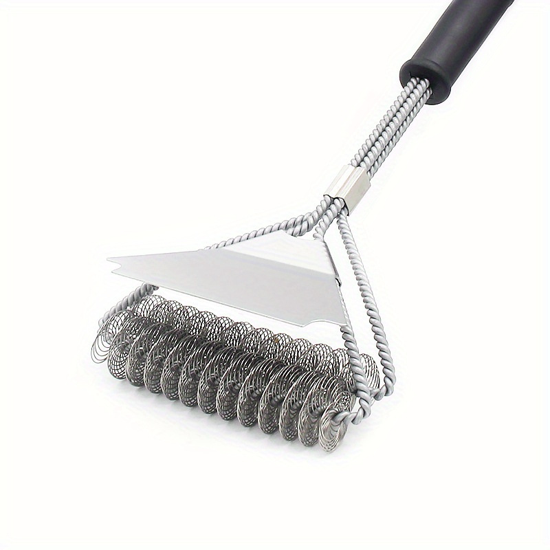 Bristle-free Grill Cleaning Brush, Stainless Steel Grill Scraper, Bbq  Cleaning Tool, For Outdoor Picnic Party Bbq Cleaning Accessories - Temu