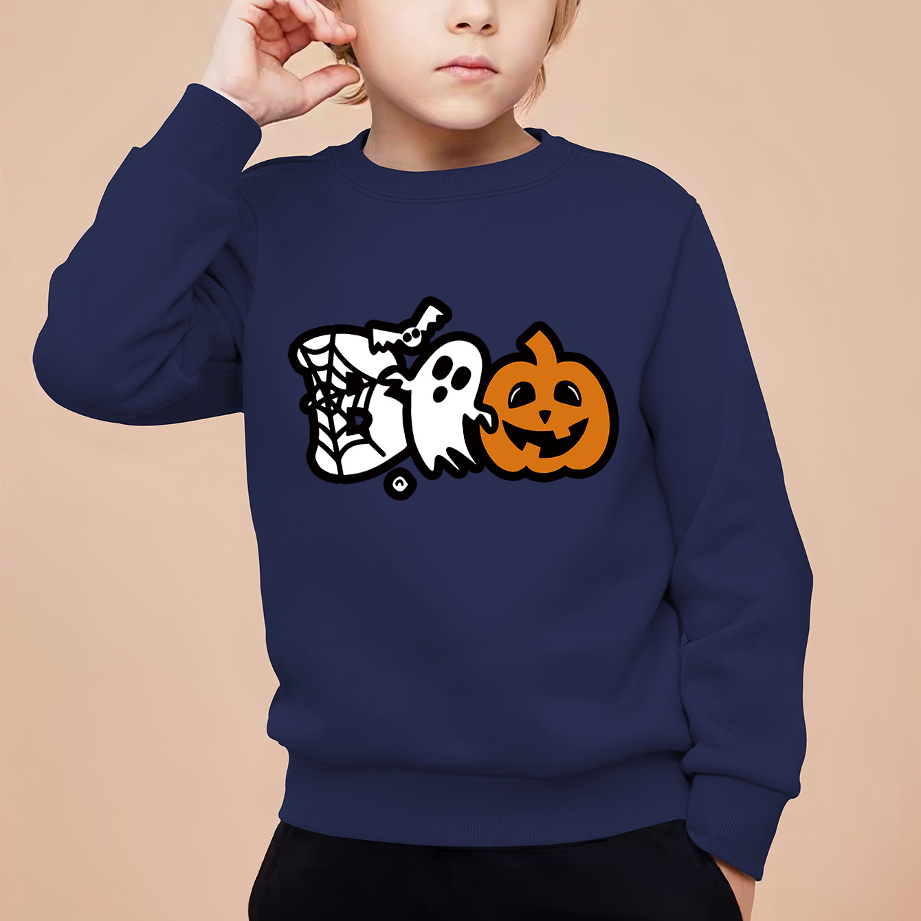 

Elements Pattern Print Sweatshirt For Kids Boys - Keep Your Little 1 Warm And Trendy!