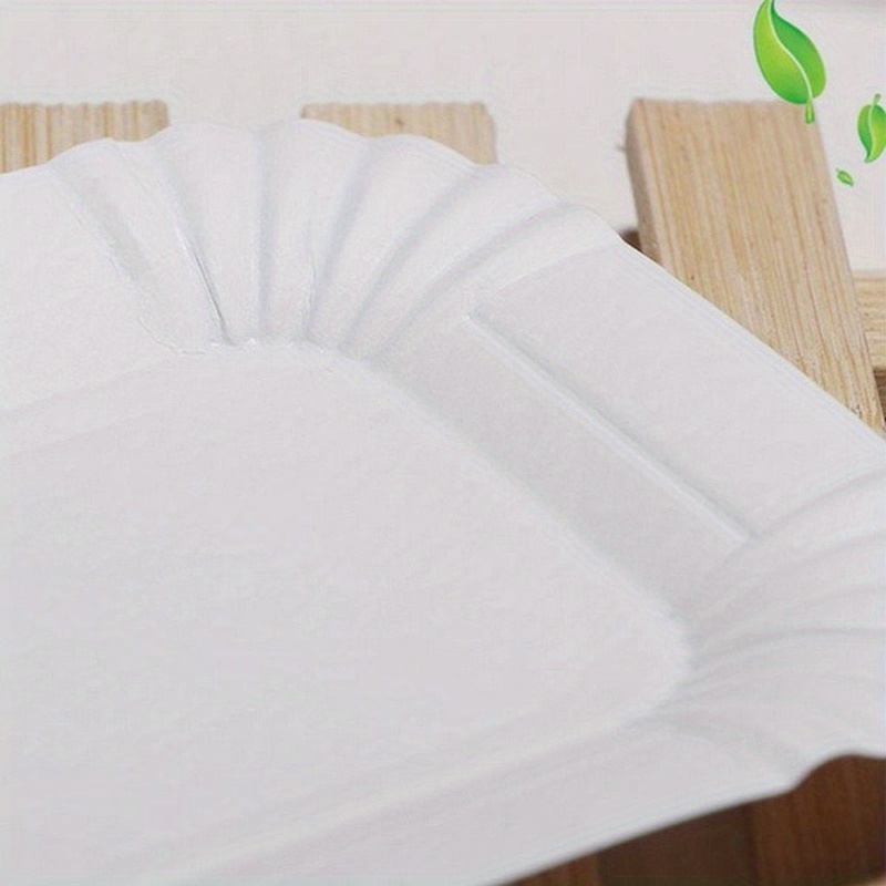 Disposable Paper Plate, White Cardboard, Thickened Cake, Fruit