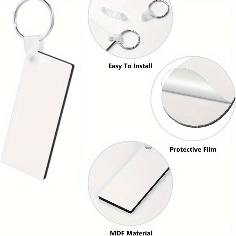 Blank Sublimation Key Chains Wholesale Includes iPhone OR Android