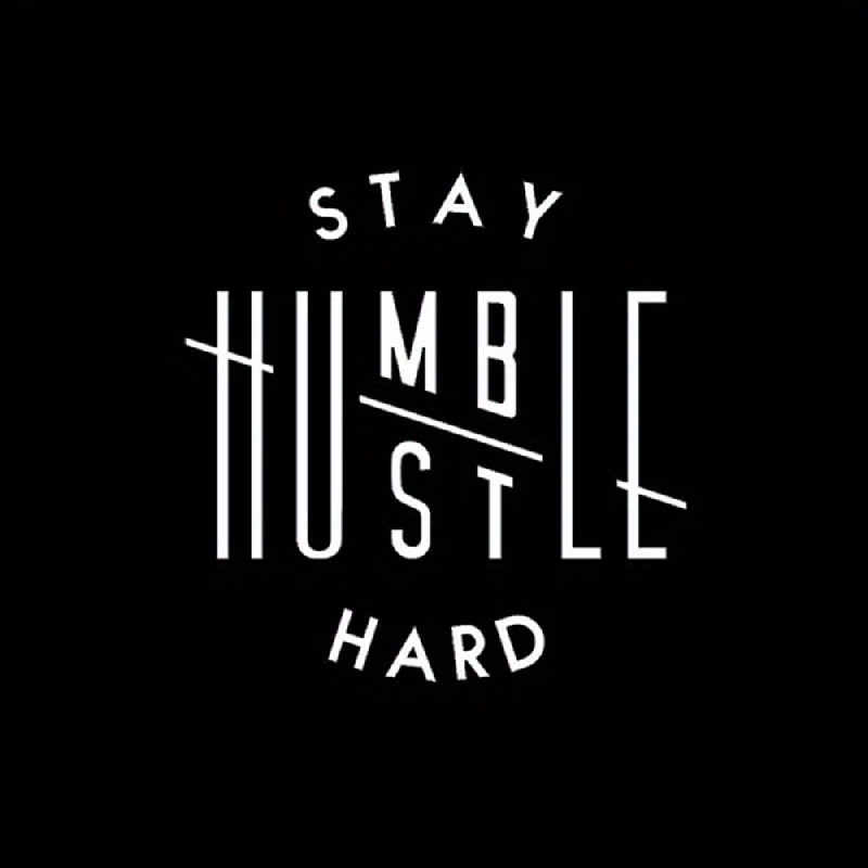 Hustle Hard' Sticker