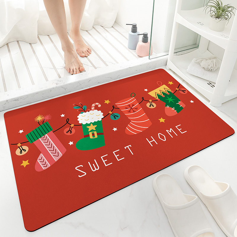  Home Sweet Home Indoor Door Mat, Non-Slip Water