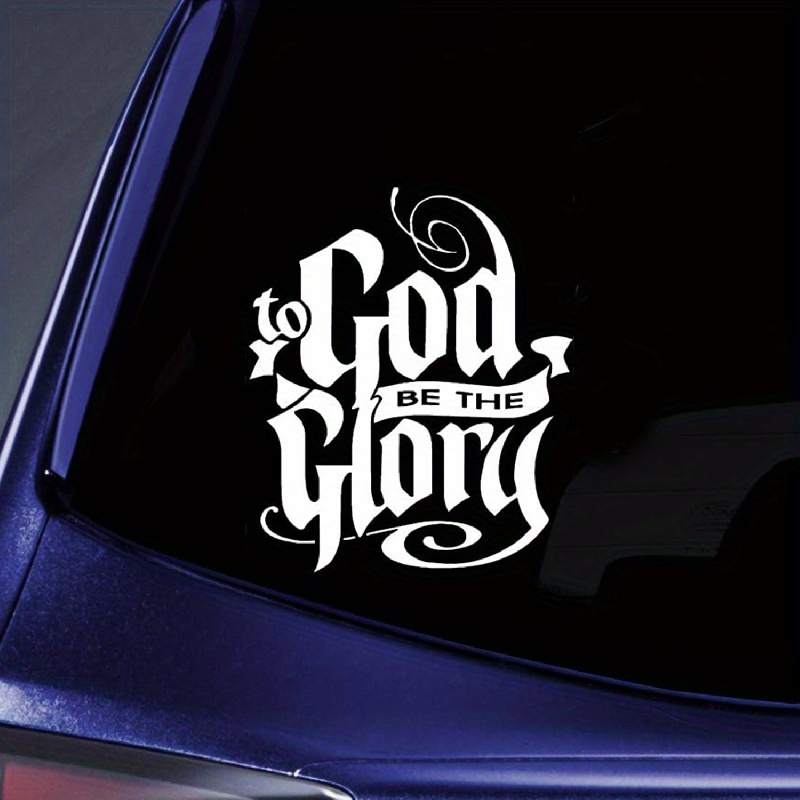 Christian Decals Stickers for Car, Bumper, Water Bottle, Laptop, God Bible  Verse