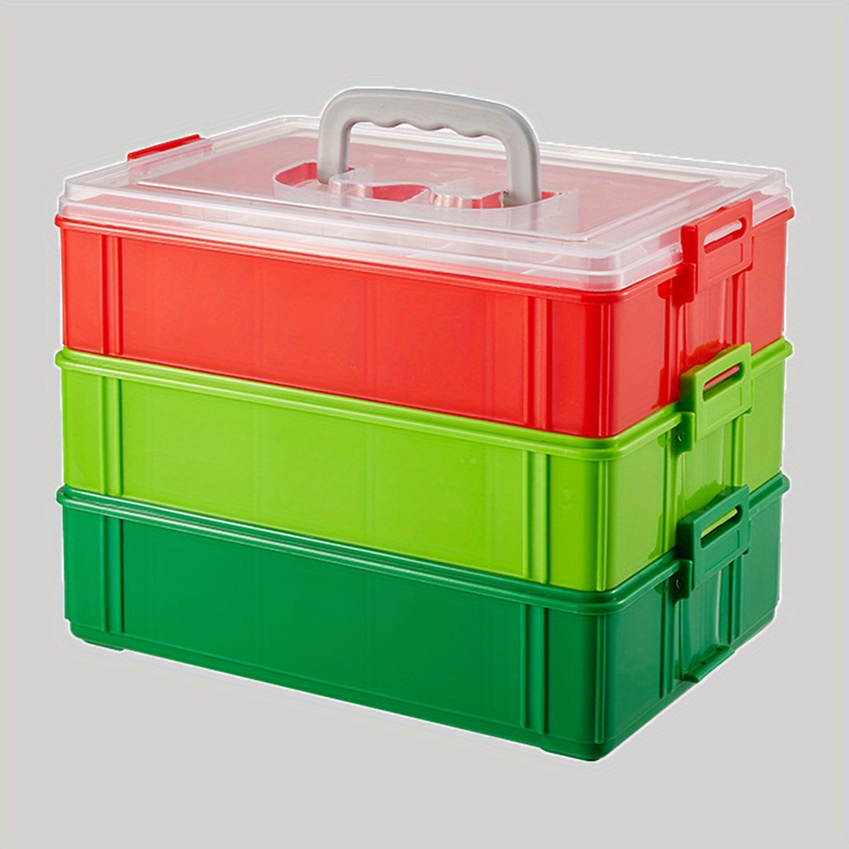 1pc Stackable Craft Container 3 Layer Craft Box Organizer - Temu Canada