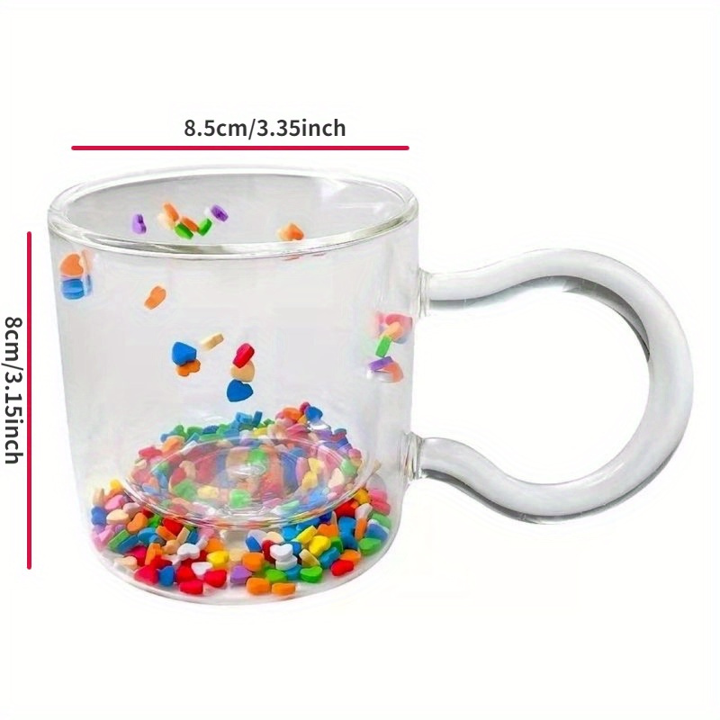 Cute Kawaii Glass Cup, High Borosilicate Glass Water Cup, Morning Coffee  Cups, Drinking Glasses For Juice, Milk, Tea, And More, Summer Winter  Drinkware, Christmas Gifts - Temu