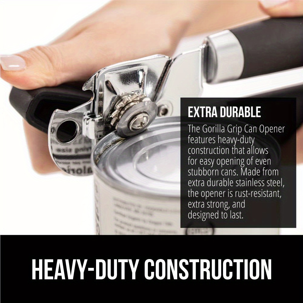 Can Opener, Kitchen Durable Stainless Steel Heavy Duty Can Opener