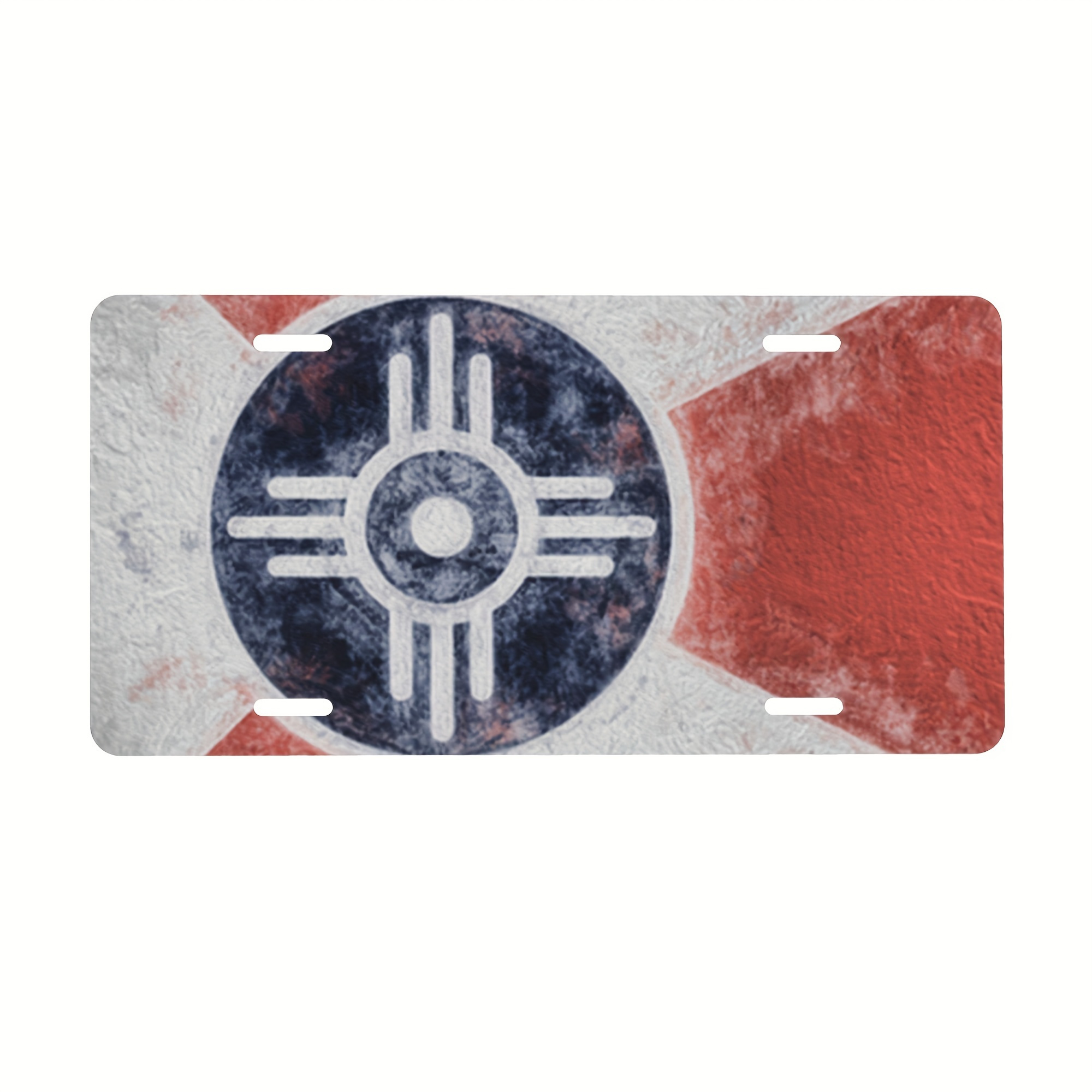 Nummernschild-Flagge Von Wichita Kansas, Auto-Front-Nummernschild, Auto-Tag,  Aluminium, Neuheits-Nummernschild, 15,2 X 30,5 Cm - Temu Germany