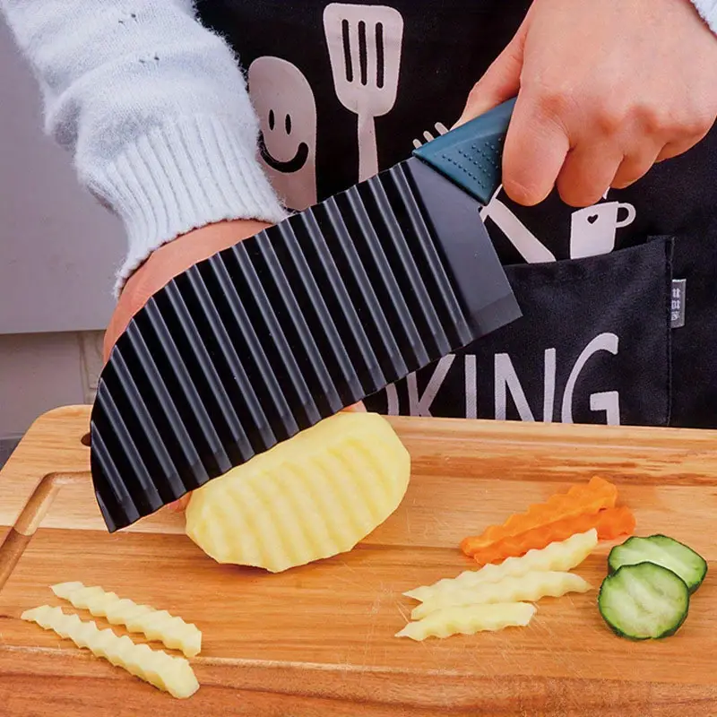 Wavy Knife, Multifunctional Potato Chips Cutter, Vegetable Potato