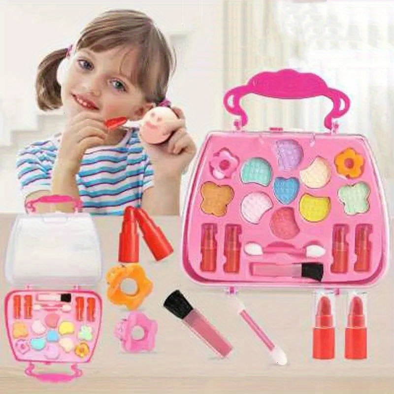 Childrens Makeup Set Princess Cosmetics Lipstick Makeup Box Gift Toy Box  Arts Crafts, Buy More, Save More