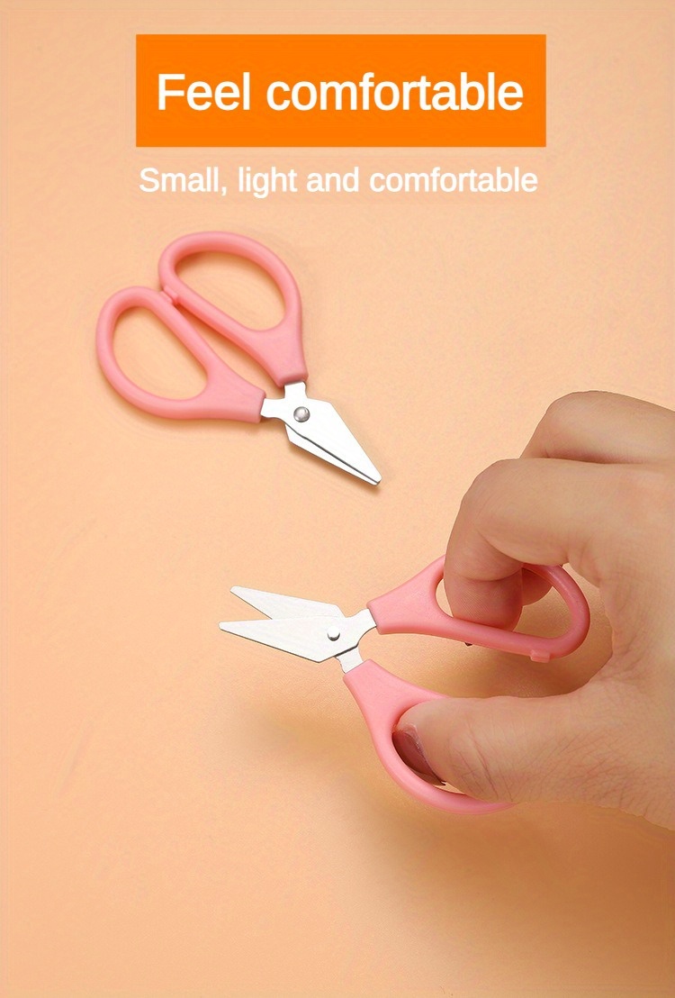 Mini Scissors Thread Tiny Scissors Colorful Travel Scissors Back To School  Sewing Small Scissors