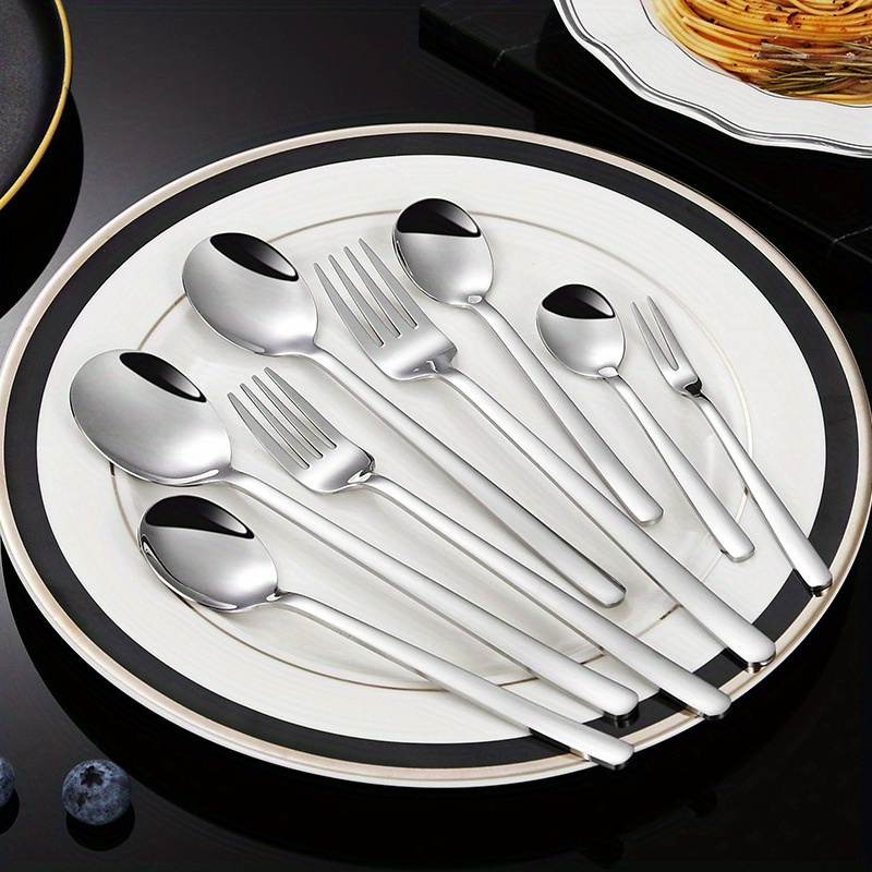 Stainless Steel Spoon Korean Style High looking Long handled - Temu