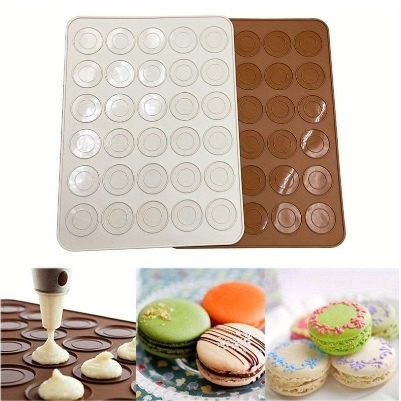 Kitchen Silicone Macaron Pastry Oven Baking Mould Macaroon Sheet