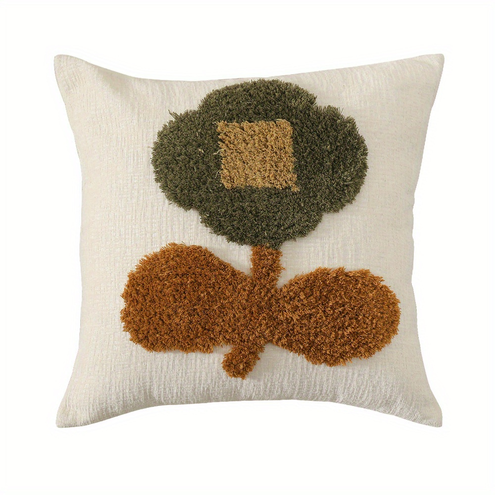 Green Velvet Cushion, 45 x 45 cm in 2023