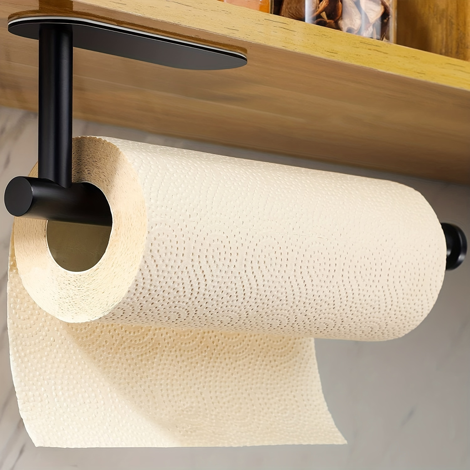 How to Install a Toilet Paper Holder on a Wooden Cabinet 