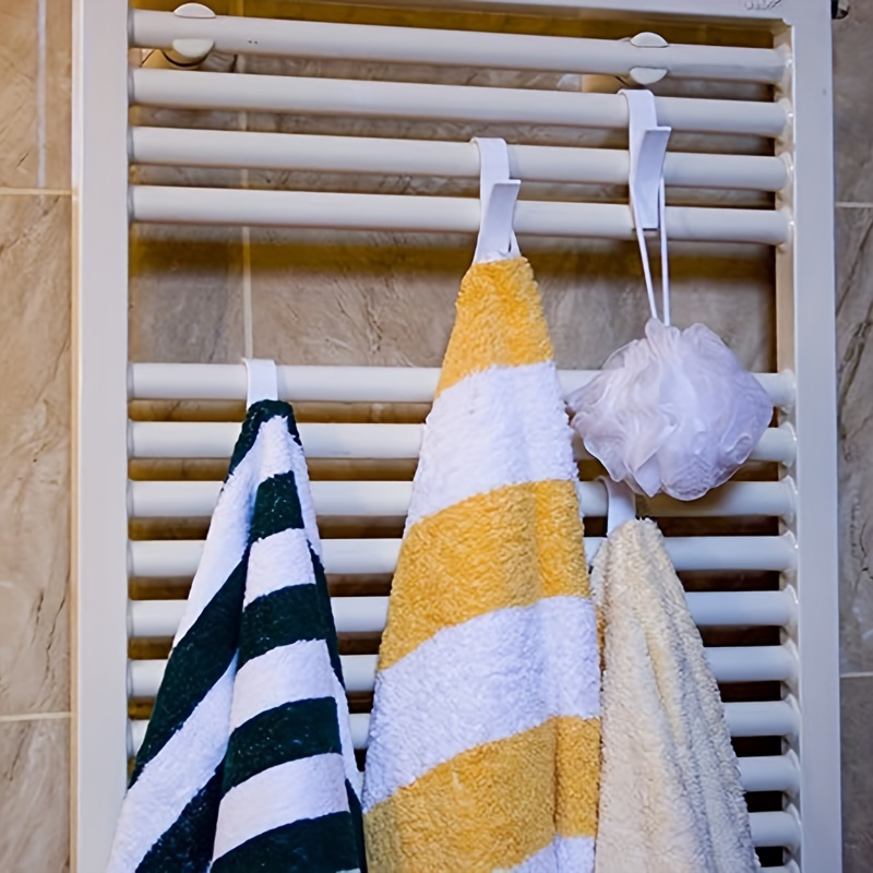 2pcs crochets adhésifs pour serviettes, crochets muraux robustes, crochets  pour serviettes de douche étanches en acier inoxydable, crochets pour  vêtements suspendus, crochets de porte crochets adhésifs pour salle de bain  - Temu