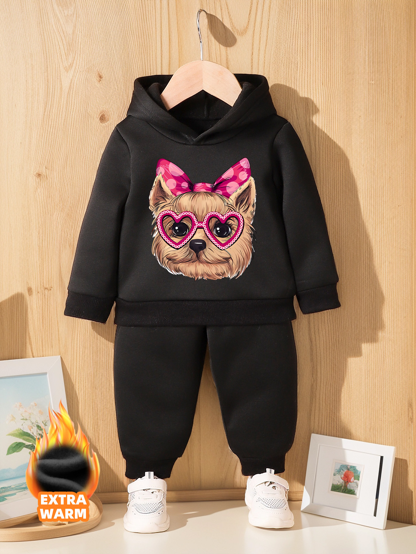 New Fashion Toddler Girls Hooded Pullover Sweatshirt Elastic - Temu