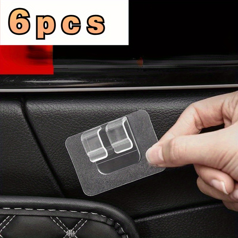 6pcs Car Floor Mat Fixing Sticker Clips