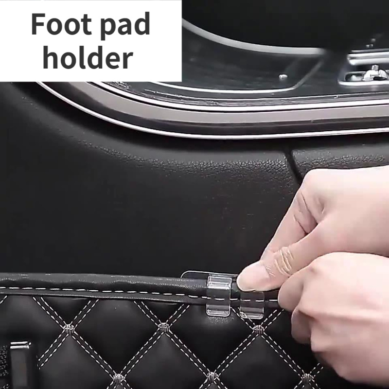 6pcs Car Floor Mat Fixing Sticker Clips