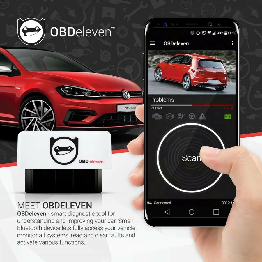 OBDeleven PRO OBD11 OBD eleven Obdelevent Nextgen DeviceOBD2 Diagnostics  Volkswagen For IOS VW Polo Golf /BMW/Audi /Seat /Skoda