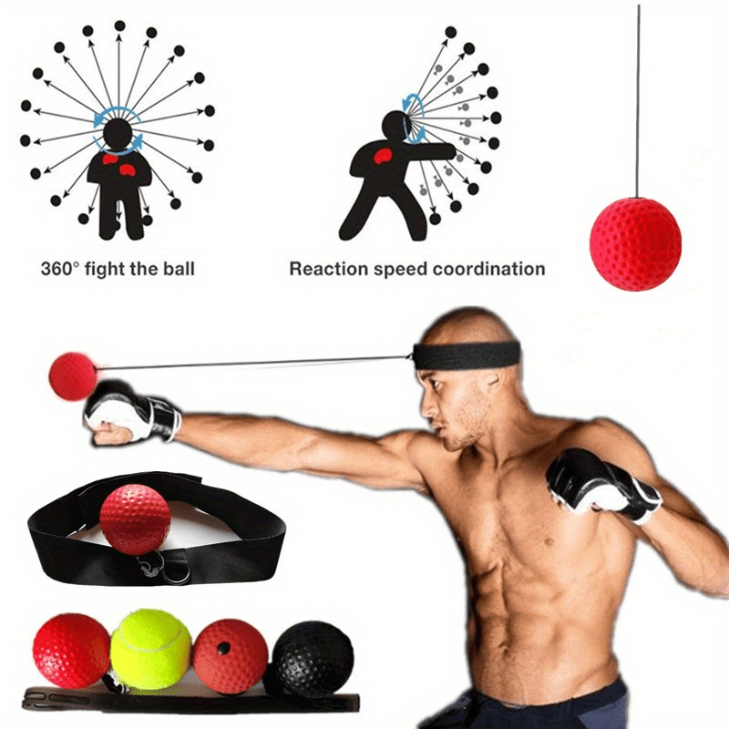 Define Fitness Boxing Reaction Ball New Head-mounted Speed Ball