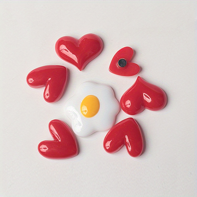 Red Heart Stickers, Magnet