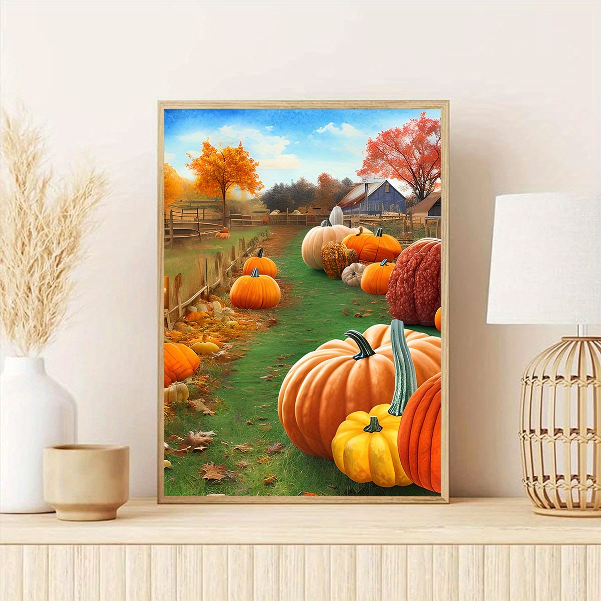 Fall Paint Numbers Adults Beginner Thanksgiving Pumpkin - Temu