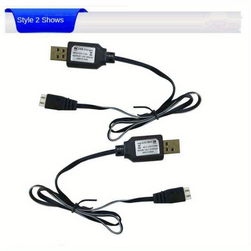7.4V 800mAh Câble De Charge USB Avec Connecteur XH 3P Pour - Temu Canada