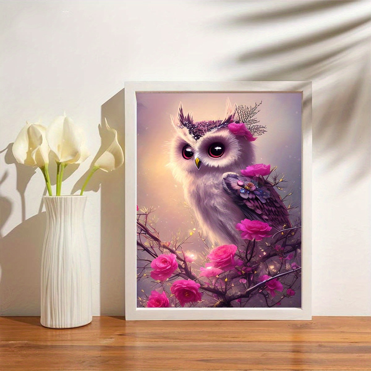 Diamond Painting Kits for Adults, Owl 5D Diamond Art Kits, Full