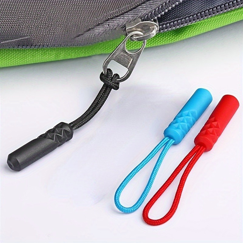 5pcs Zipper Pull Puller End Fit Rope Tag Universal Replacement